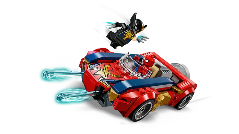 Spider-Man Car vs. Venomized Wolverine