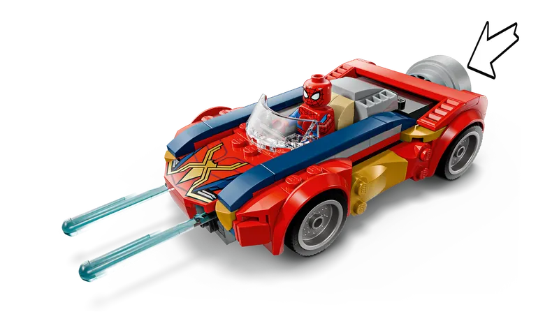 Spider-Man Car vs. Venomized Wolverine