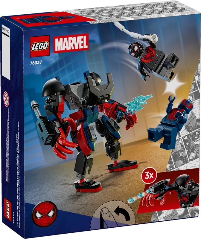Miles Morales Mech vs. Spider-Man 2099