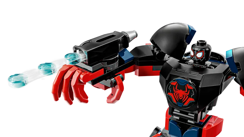 Miles Morales Mech vs. Spider-Man 2099