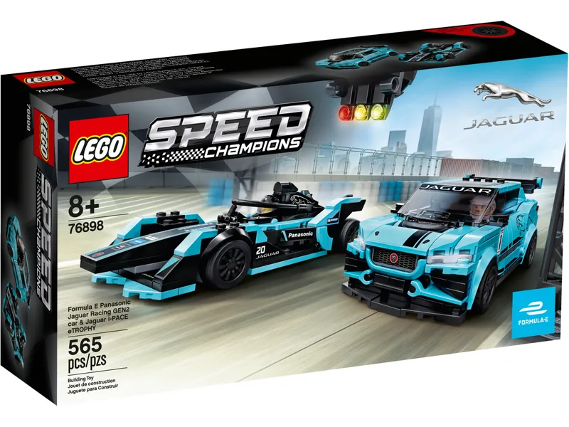 Formula E Panasonic Jaguar Racing GEN2 car &amp; Jaguar I-PACE eTROPHY