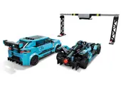Formula E Panasonic Jaguar Racing GEN2 car &amp; Jaguar I-PACE eTROPHY