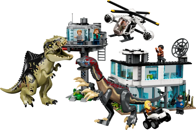 Giganotosaurus &amp; Therizinosaurus Attack