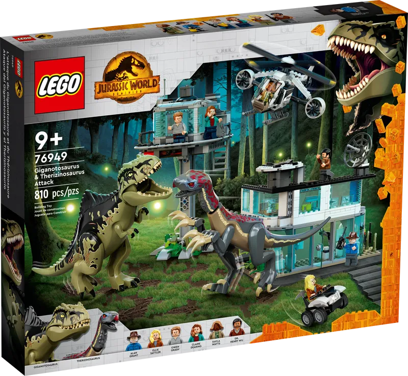 Giganotosaurus &amp; Therizinosaurus Attack