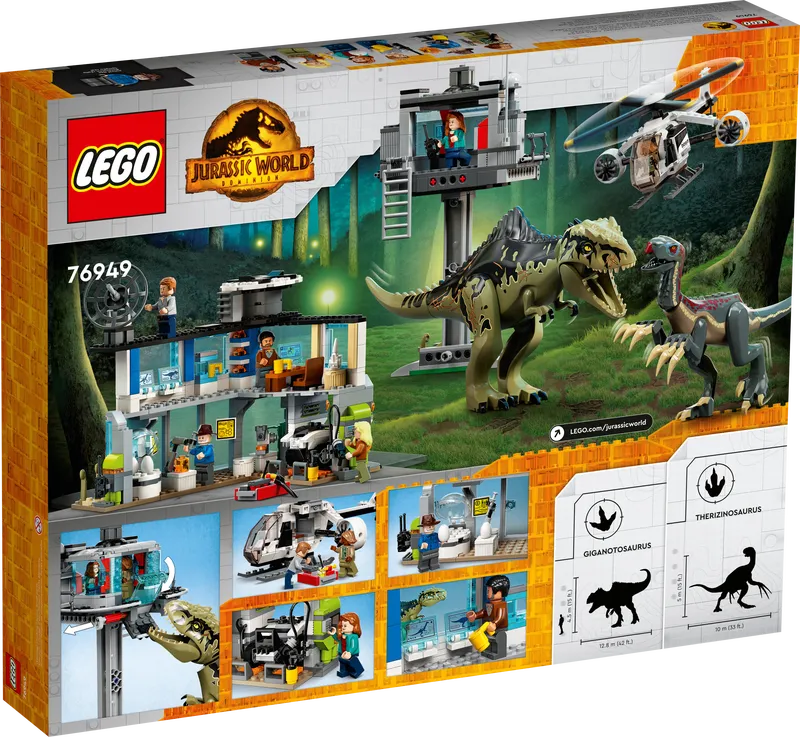 Giganotosaurus &amp; Therizinosaurus Attack