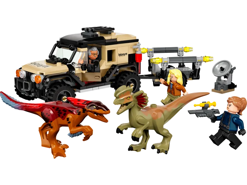 Pyroraptor &amp; Dilophosaurus Transport