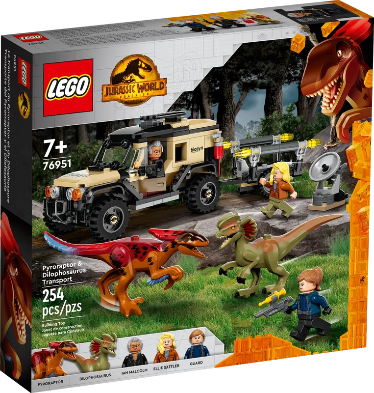 Pyroraptor &amp; Dilophosaurus Transport
