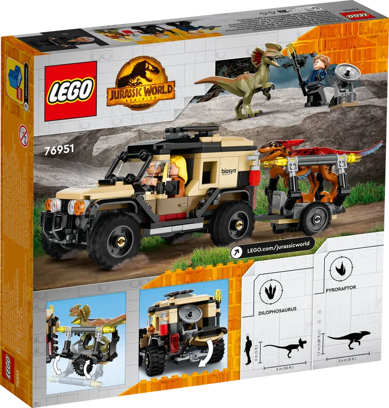 Pyroraptor &amp; Dilophosaurus Transport
