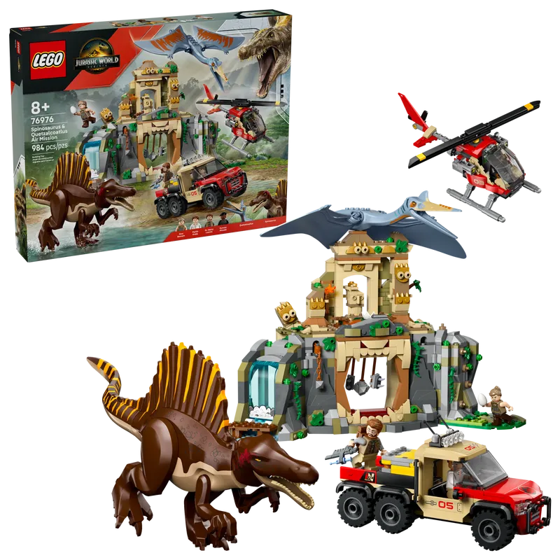 Spinosaurus &amp; Quetzalcoatlus Air Mission