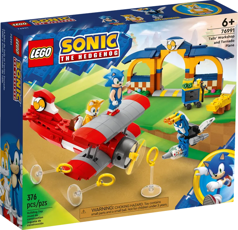Tails' Workshop and Tornado Plane