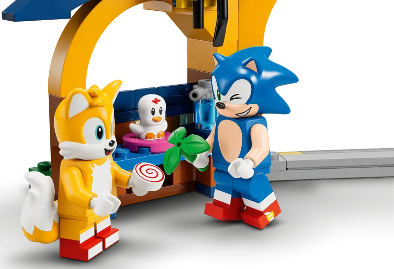 Tails' Workshop and Tornado Plane
