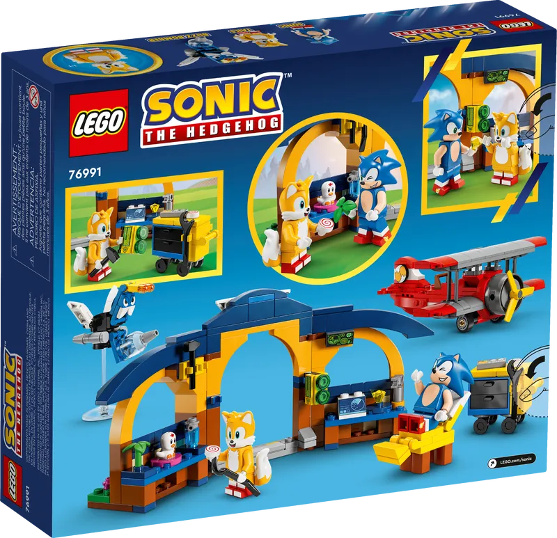 Tails' Workshop and Tornado Plane