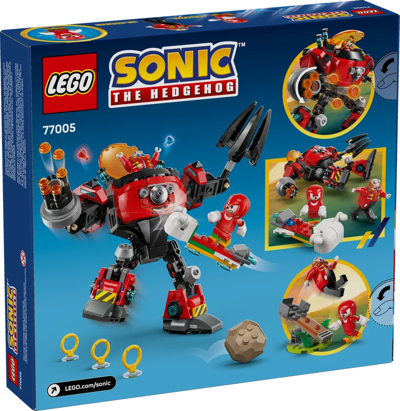 Knuckles vs. Dr. Eggman Egg Crusher Mech
