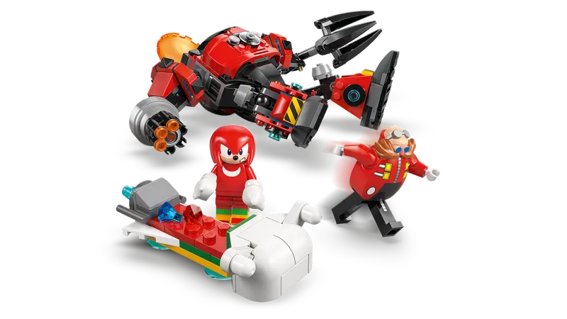 Knuckles vs. Dr. Eggman Egg Crusher Mech