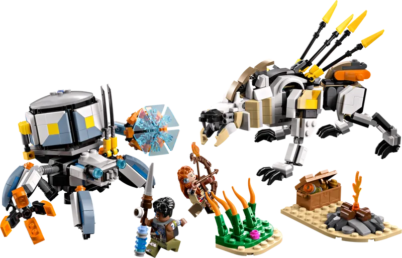 Aloy &amp; Varl vs. Shell-Walker &amp; Sawtooth