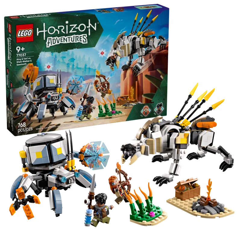 Aloy &amp; Varl vs. Shell-Walker &amp; Sawtooth