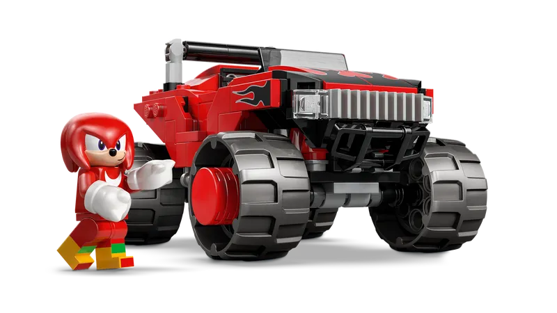 Silver's car vs. Knuckles' Monster Truck