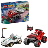 Silver's car vs. Knuckles' Monster Truck