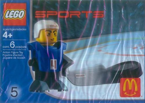 McDonald's Sports Set Number 5 - Blue Hockey Player #4
