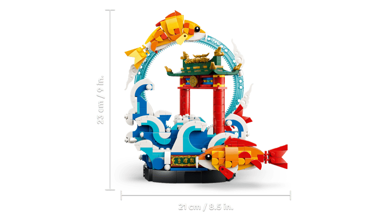 Prosperity Carp Leaping