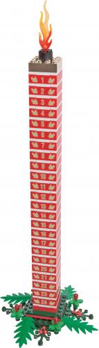 Build your own Holiday Countdown Candle