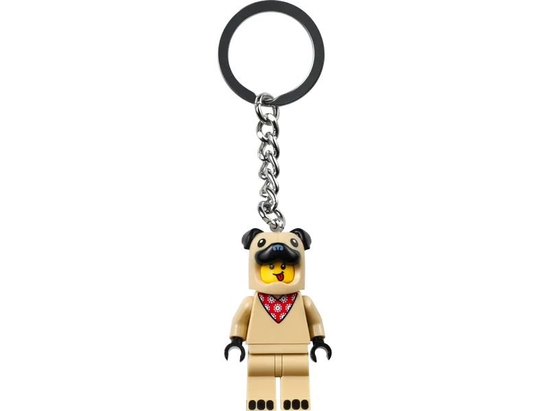 French Bulldog Guy Key Chain