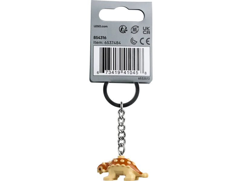 Baby Ankylosaurus Key Chain