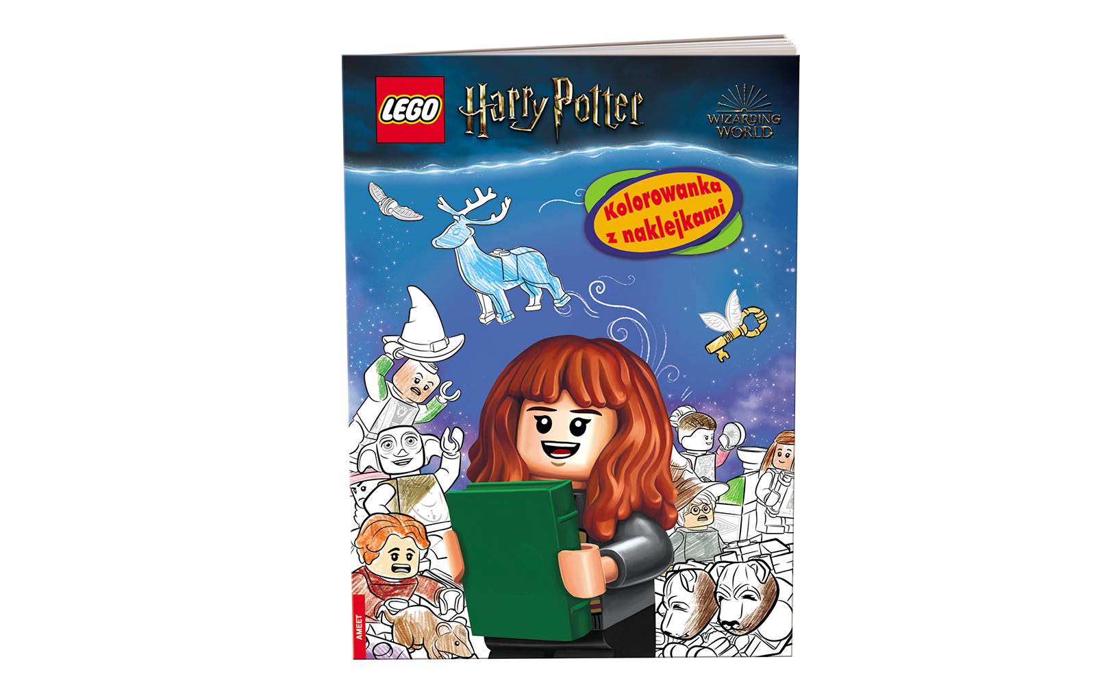 Harry Potter: Kolorowanka z Naklejkami