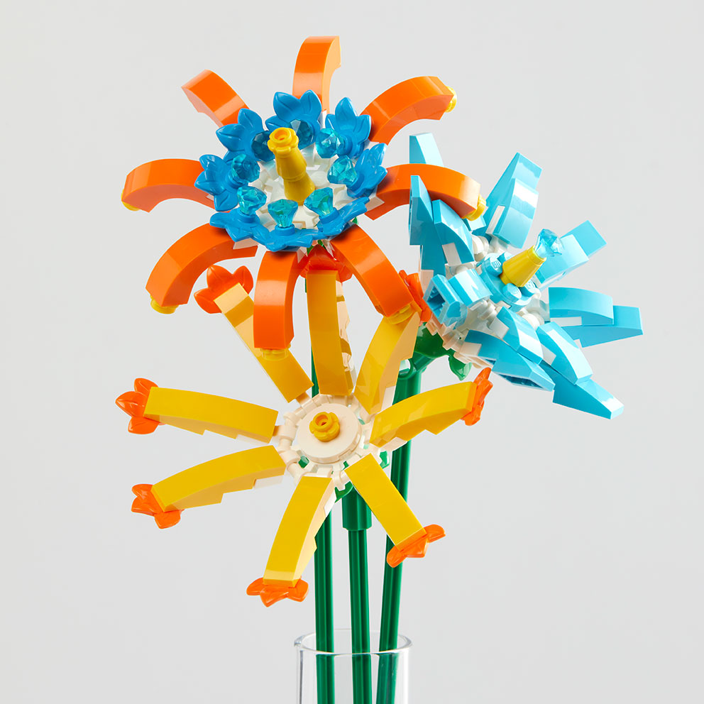 Blue Diamonds Flower Pack